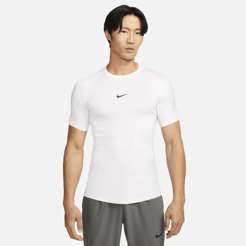 Nike Pro чоловічі Dri-FIT Tight Short-Sleeve Fitness Top колір білий