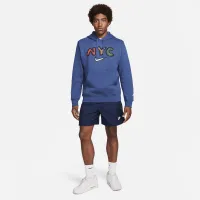 Nike Sportswear Club Fleece мужские Pullover Graphic Толстовка с капюшоном синий
