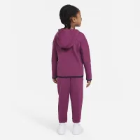 Nike Sportswear Tech Fleece Toddler Zip Толстовка с капюшоном and Pants набор цвет красный