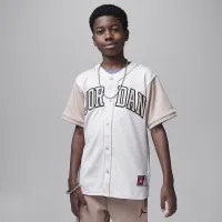 Nike Jordan Big дитячі Baseball Jersey колір коричневий