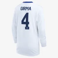 Naomi Girma USWNT 2024 Stadium Away Bid дитячі Nike Dri-FIT Soccer Jersey колір білий