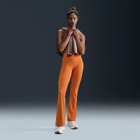 Nike Zenvy жіноча З високою талією Flaколір червоний лосіни Orange