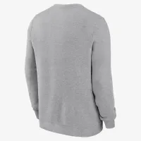 West Virginia Mountaineers Primetime Primary Stack чоловічі Nike College Pullover Crew колір сірий