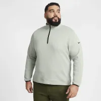 Nike Tour мужские 1/2-Zip для гольфа Top цвет зеленый