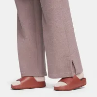 Nike Sportswear Phoenix Plush женская С высокой Талией Wide-Leg Cozy Fleece Pants цвет фиолетовый