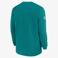 Miami Dolphins Logo Coach Men’s Nike NFL Long-Sleeve Top блакитний