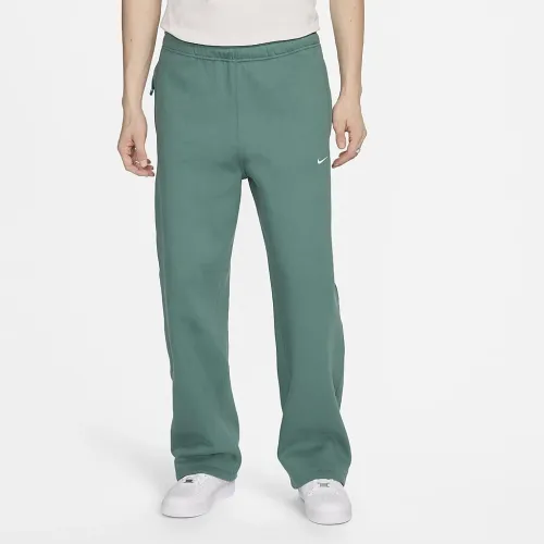 Nike Solo Swoosh чоловічі Open-Hem Fleece Pants колір зелений