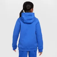 Nike Big детские Cheer Pullover Толстовка с капюшоном синий