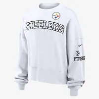 Pittsburgh Steelers женская Nike NFL Pullover Crew цвет белый