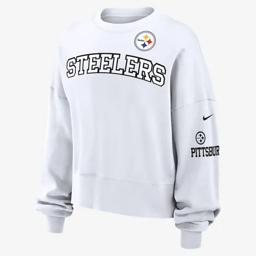 Pittsburgh Steelers жіноча Nike NFL Pullover Crew колір білий