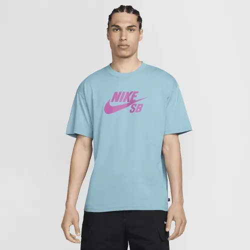 Nike SB мужские Logo Skate футболка синий