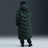 Nike Sportswear Windpuffer женская Storm-FIT Loose Hooded Down Parka цвет зеленый