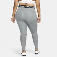 Nike Pro 365 женская лосины (большие размеры) цвет серый