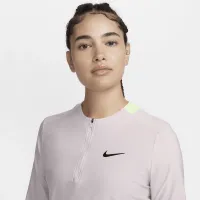 NikeCourt Advantage жіноча Dri-FIT 1/4-Zip Tennis Mid Layer колір фіолетовий
