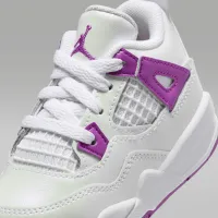 Nike Jordan 4 Retro Baby/Toddler Кросівки колір білий