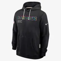 Dallas Cowboys Crucial Catch Sideline чоловічі Nike Dri-FIT NFL Pullover Толстовка з капюшоном колір чорний