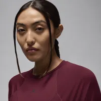 Nike Jordan Sport Double Threat жіноча Long-Sleeve Top колір червоний