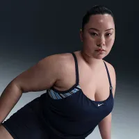 Nike Swim жіноча Layeколір червоний Tankini (Extended Sizing) блакитний