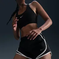 Nike Tempo жіноча Dri-FIT Mid-Rise Brief-Lined Running шорти колір чорний