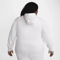 Nike Sportswear Club Fleece женская Pullover Толстовка с капюшоном (большие размеры) цвет коричневый