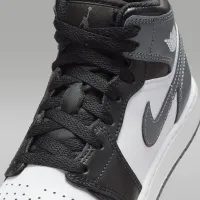 Nike Air Jordan 1 Mid Big детские Кроссовки цвет черный