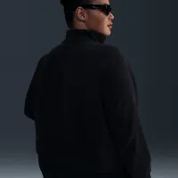 Nike One жіноча Therma-FIT оверсайз 1/2-Zip Fleece Top (великі розміри) колір чорний