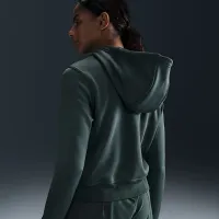 Nike Therma-FIT One женская Full-Zip Толстовка с капюшоном цвет зеленый