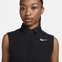 Nike Tour женская Dri-FIT ADV Sleeveless для гольфа Polo цвет черный