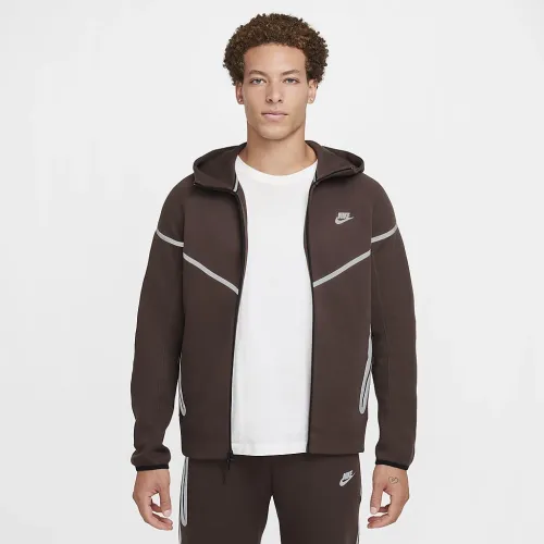 Nike Tech Windrunner чоловічі Reflective Details Fleece Full-Zip Куртка колір коричневий