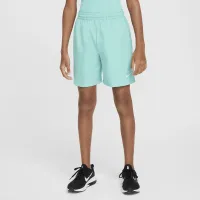 Nike Multi Big детские (для мальчиков) Dri-FIT тренировочные шорты цвет зеленый