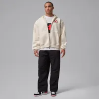 Nike Jordan Flight Club Fleece мужские Full-Zip Knit свитшот цвет коричневый