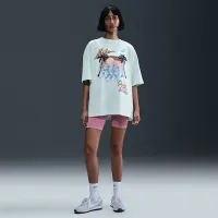 Nike Sportswear Essential жіноча оверсайз футболка колір зелений