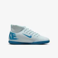 Nike Jr. Mercurial Superfly 10 Club Little/Big детские IC High-Top Soccer Кроссовки синий