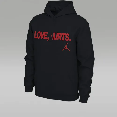 Nike Jalen Hurts чоловічі Jordan Pullover Толстовка з капюшоном колір чорний