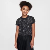 Nike Sportswear Big детские (Girls') Crop футболка цвет черный