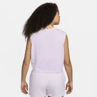 Nike Sportswear Club жіноча Sleeveless Cropped Top колір фіолетовий