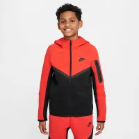 Nike Sportswear Tech Fleece Big дитячі Full-Zip Толстовка з капюшоном колір чорний