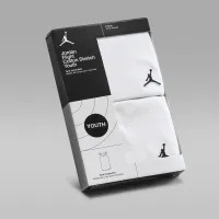 Nike Jordan Flight Base Big дитячі Tank Top (2 пари) колір білий