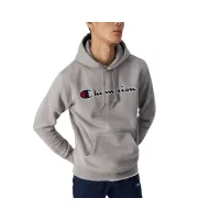 Кофта/футболка Champion Script Logo Embroidery Fleece Толстовка з капюшоном 217858-ES033 - Сіра