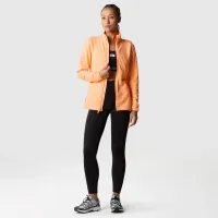 Кофта/футболка The North Face 100 Glacier Full-Zip Fleece 0A855OO041 - оранжевая