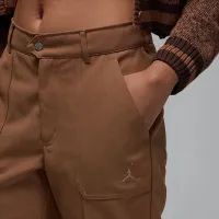 Nike Jordan жіноча Woven Pants колір коричневий