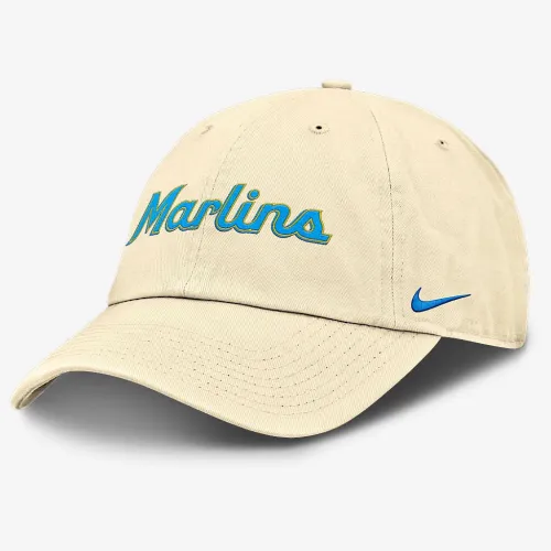 Miami Marlins Club чоловічі Nike MLB Adjustable Hat колір білий