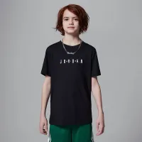 Nike Jordan Big дитячі Embroideколір червоний футболка колір чорний