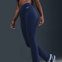 Nike Sportswear Classic женская С высокой Талией Bootcut Pants синий