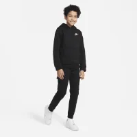 Nike Sportswear Club Big детские Pullover Толстовка с капюшоном цвет черный