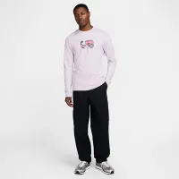Nike Sportswear мужские Long-Sleeve футболка цвет фиолетовый
