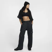 Nike Serena Williams Design Crew жіноча Short-Sleeve Baseball Top колір чорний
