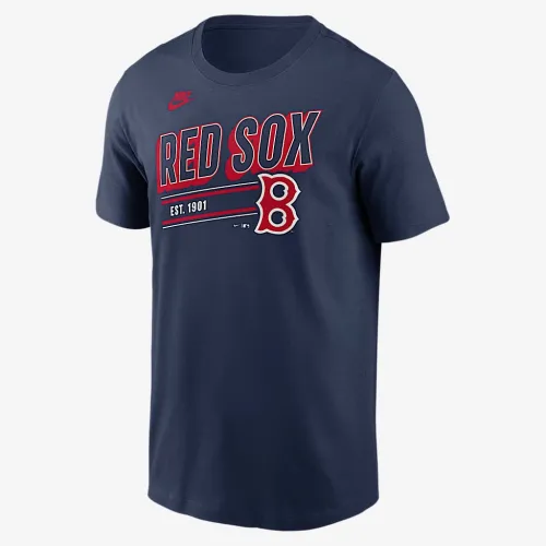 Boston колір червоний Sox Cooperstown Retro чоловічі Nike MLB футболка блакитний
