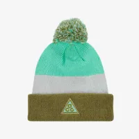 Nike Big детские ACG Pom Beanie набор цвет зеленый