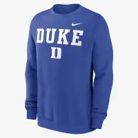 Duke синий Devils Primetime Primary Stack мужские Nike College Pullover Crew синий